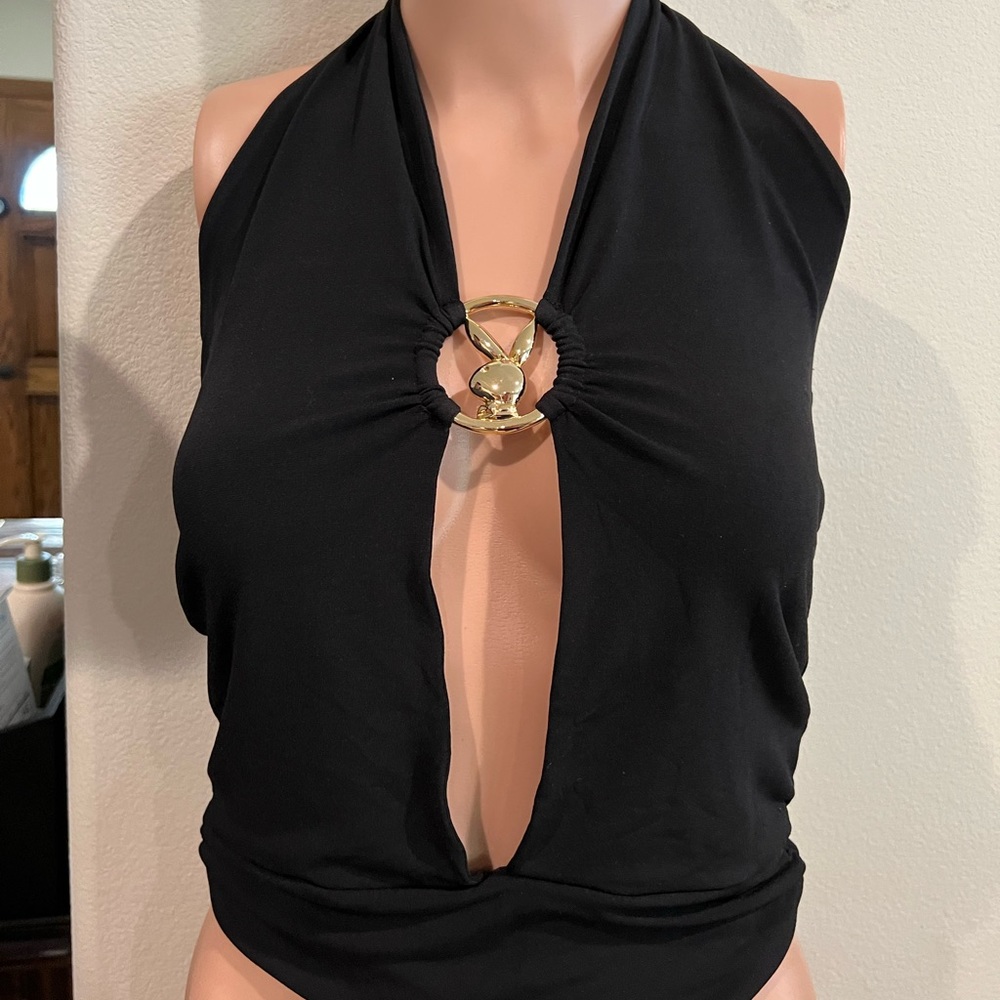 Sexy playboy halter top